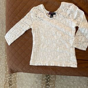 Peck and Peck Stretch Lace Top